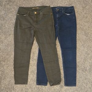 Michael Kors Olive Skinny Jeans